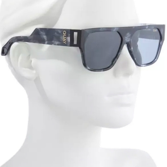 New Quay Australia x Saweetie Go Off Flat Top Polarized Shield Unisex Sunglasses main image 9